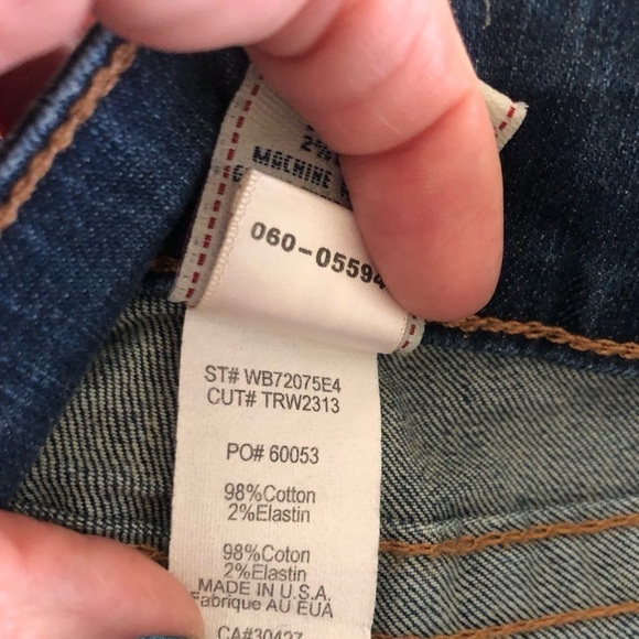 VTG True Religion Joey Boot Low Rise Flare Jean Sz. 26X28 Med. Wash Boho - Picture 7 of 7